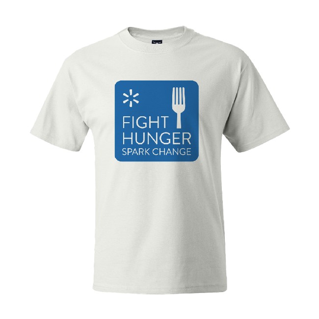 Main image of Fight Hunger T-Shirt Unisex - White image