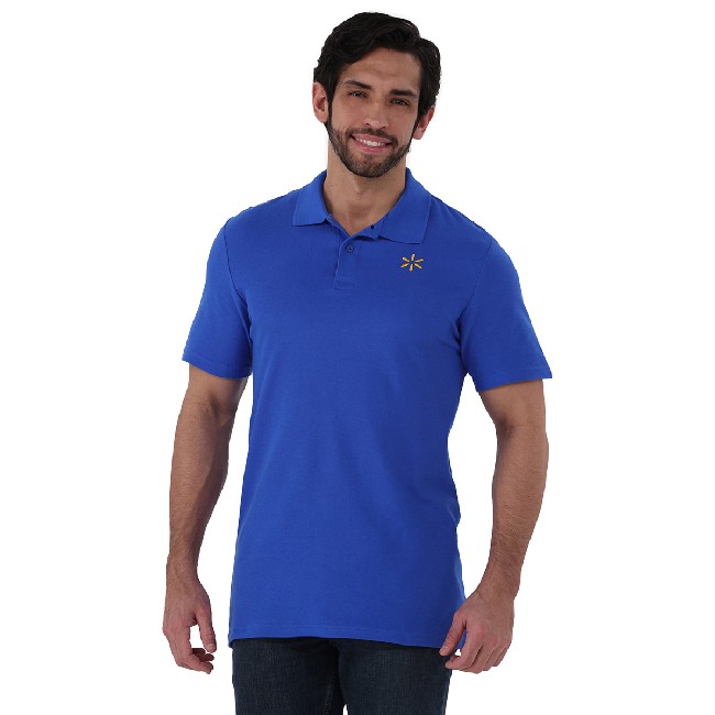 Main image of 'Spark' Cotton Polo Men's - Royal Blue image