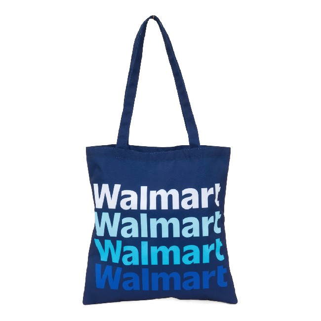 Main image of 'Walmart Waterfall' Poly Tote - Navy image