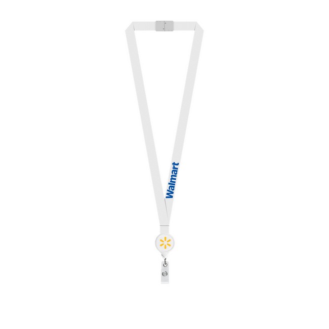 Main image of 'Spark' Lanyard + Reel - White/Yellow image