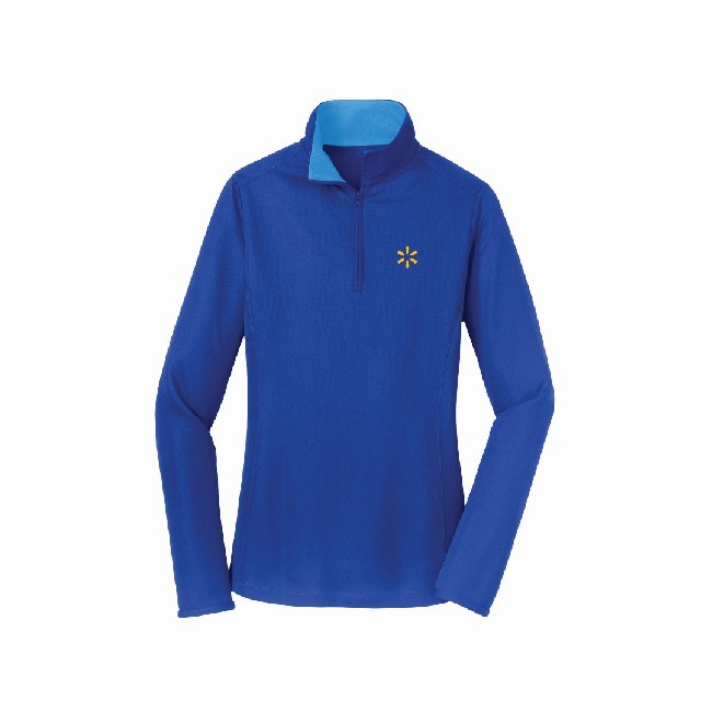 Main image of 'Spark' Quarter Zip Women's - Royal image