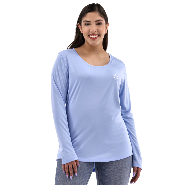 Main image of 'Spark' Performance Long Sleeve Shirt Women's - Blue Mist image
