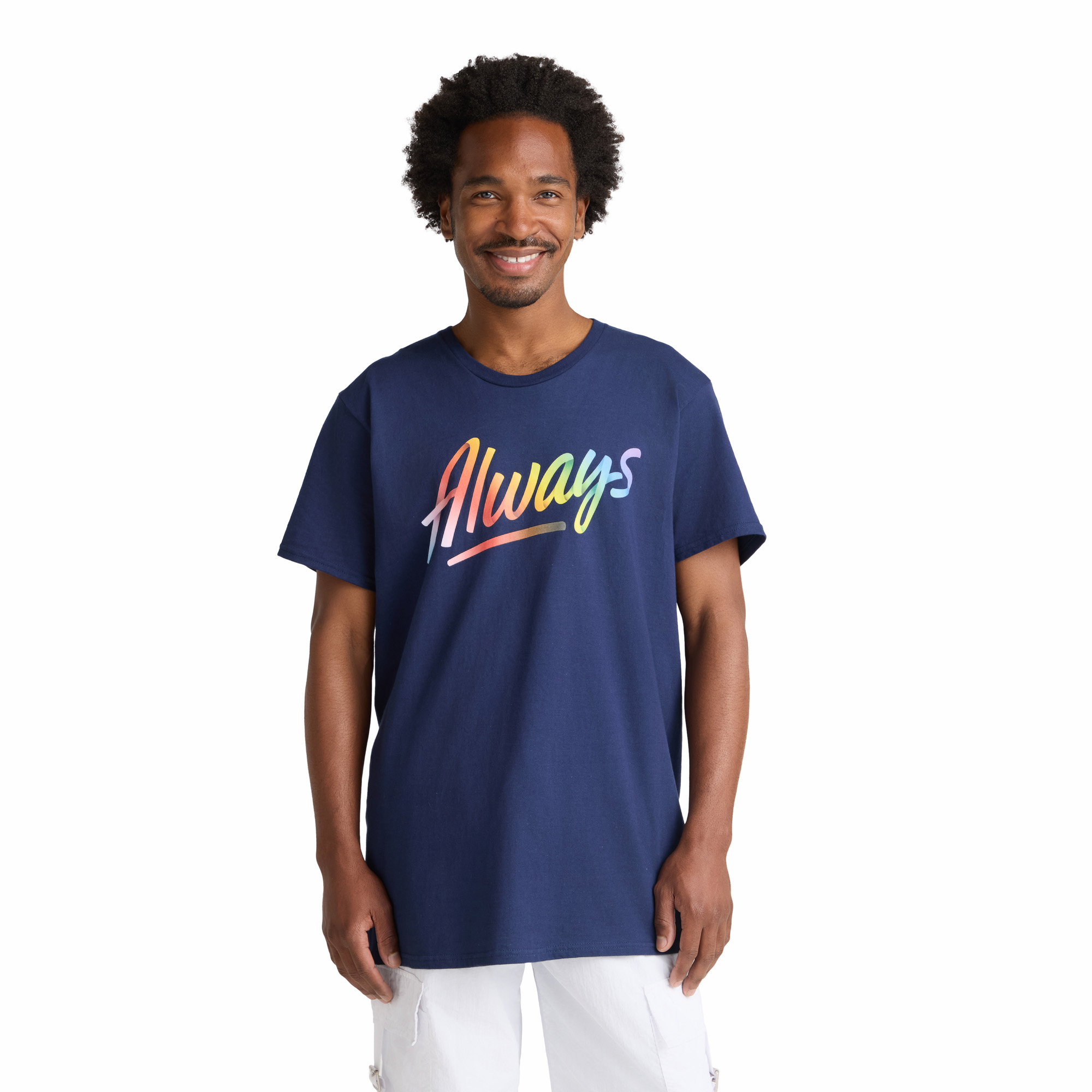 Main image of 'Always' Unisex T-Shirt - Navy image