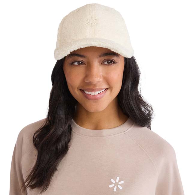 Main image of 'Spark' Sherpa Baseball Hat - White image