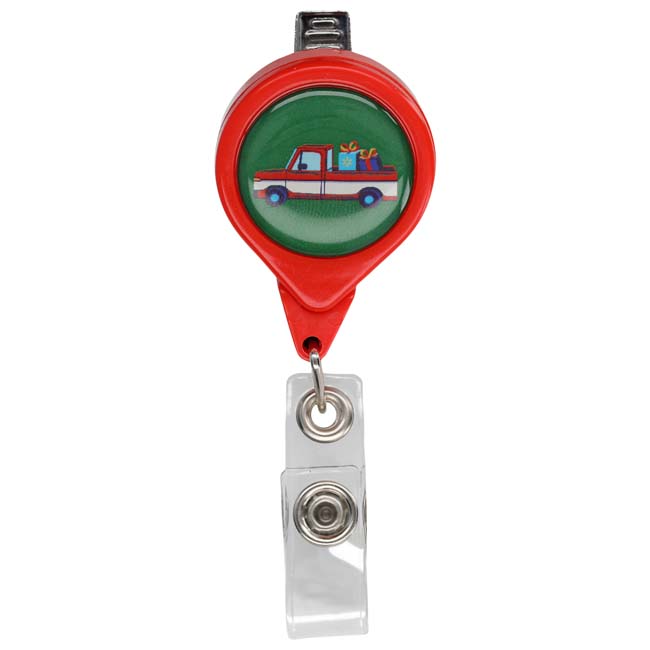 Main image of Sam's Truck Badge Reel - Red image
