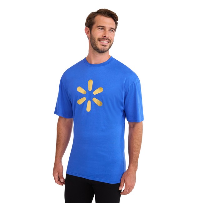 Main image of 'Spark' Unisex Foil T-Shirt - True Blue image