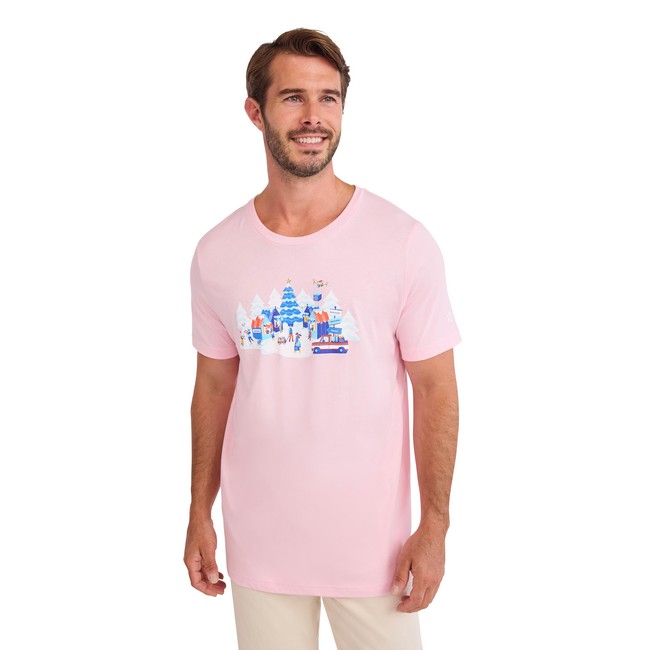 Main image of Holiday Market T-Shirt Unisex - Pink image