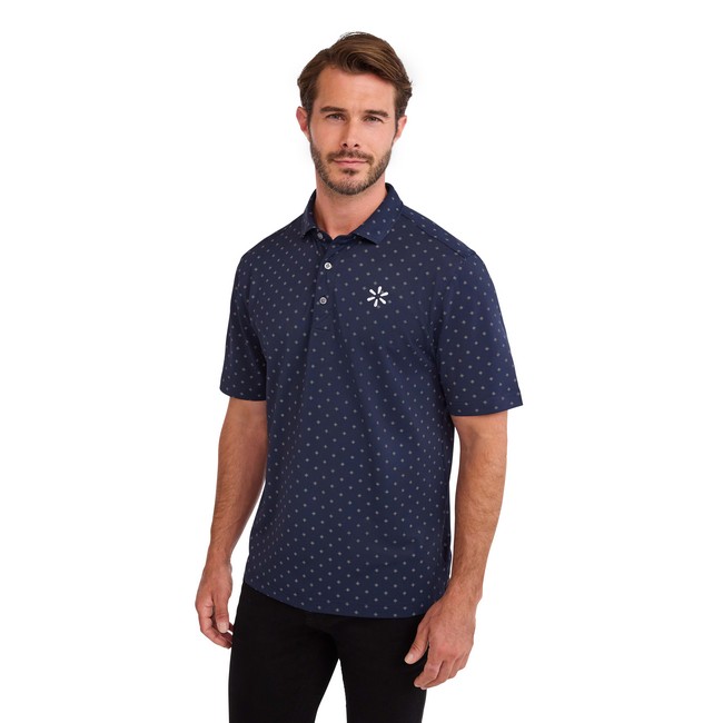 Main image of 'Spark' Men's Pique Polo - Navy image