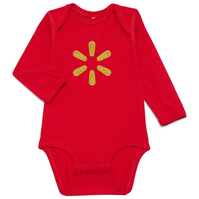 Main image of 'Spark' Baby Bodysuit - Red image