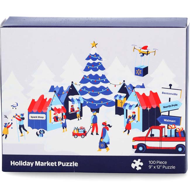 Main image of Holiday Market 100 pc. Puzzle image