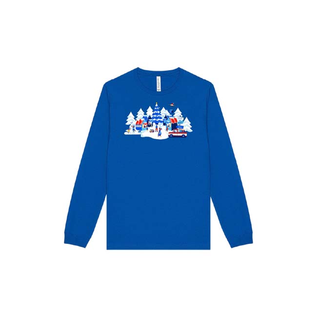 Main image of Holiday Market Long Sleeve Shirt - True Royal image