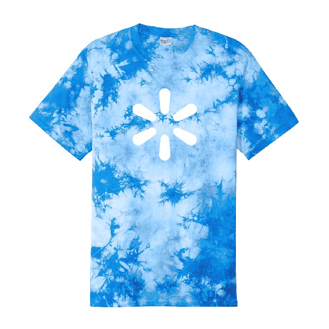 Main image of 'Spark' Crystal Tie-Dye Tee Unisex - Sky Blue image