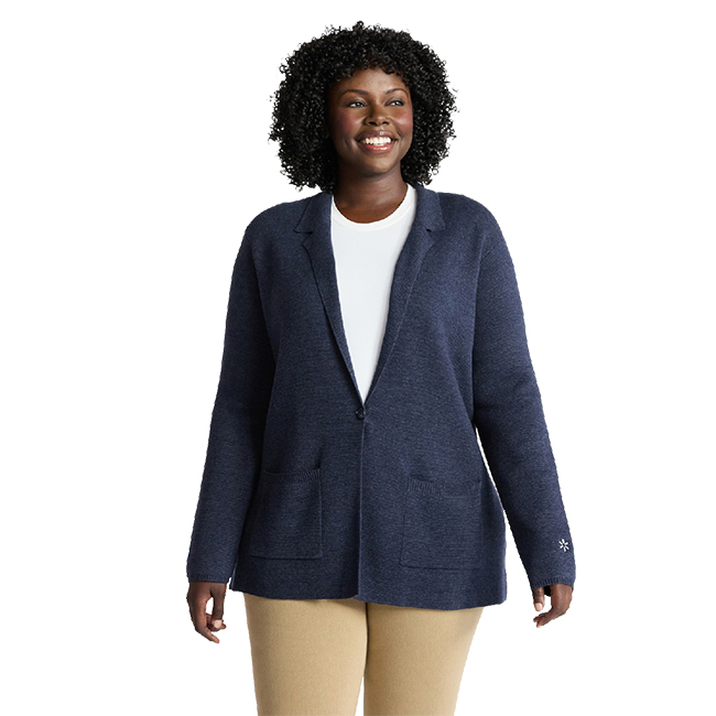 Main image of 'Spark' Sweater Blazer Women's - Navy image