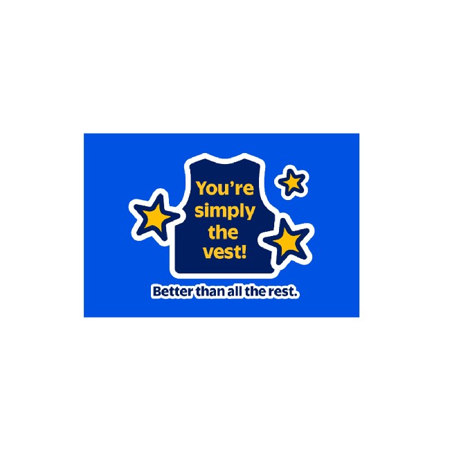 Main image of Simply the Vest Postcard image