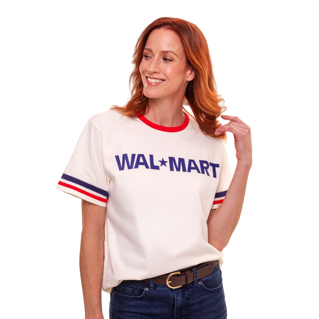Main image of 'Walmart' Unisex Ringer Tee image