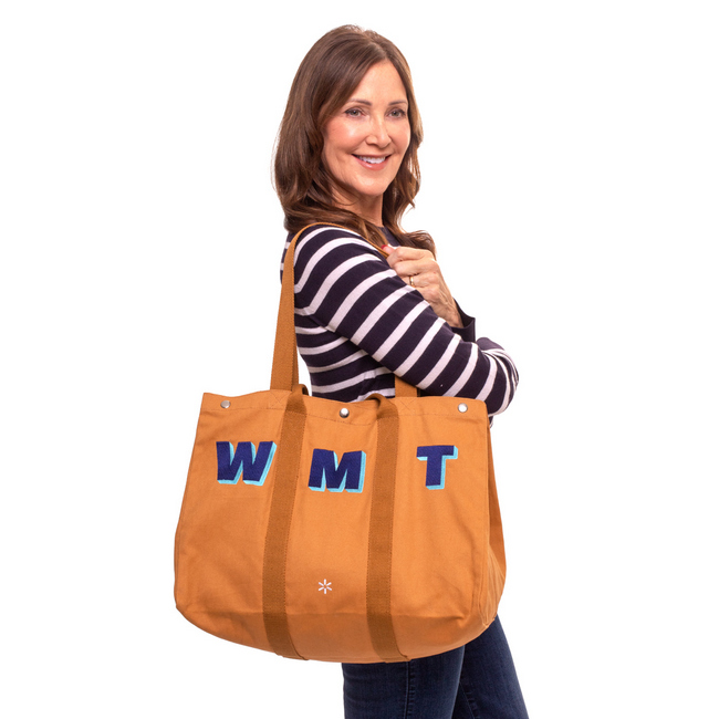Main image of WMT Monogram Canvas Tote image