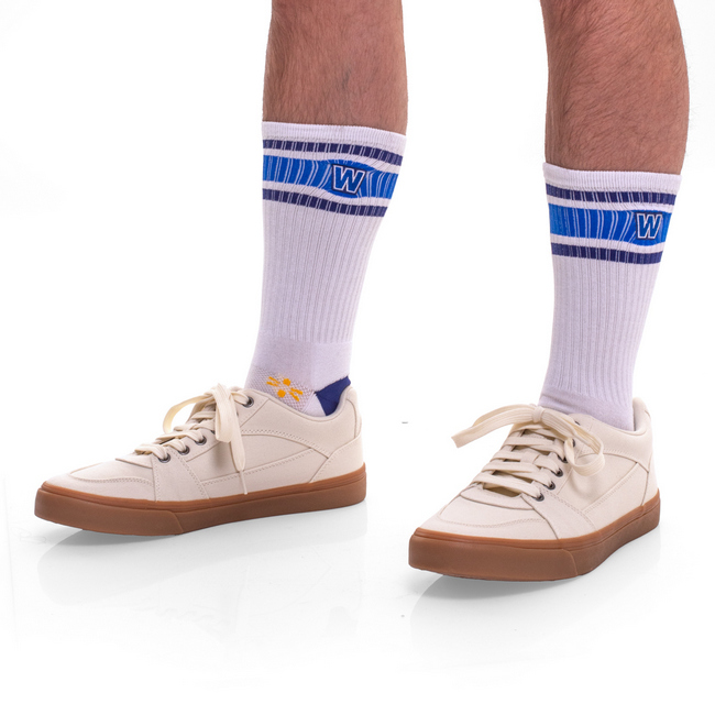 Main image of 'W' Striped Socks image