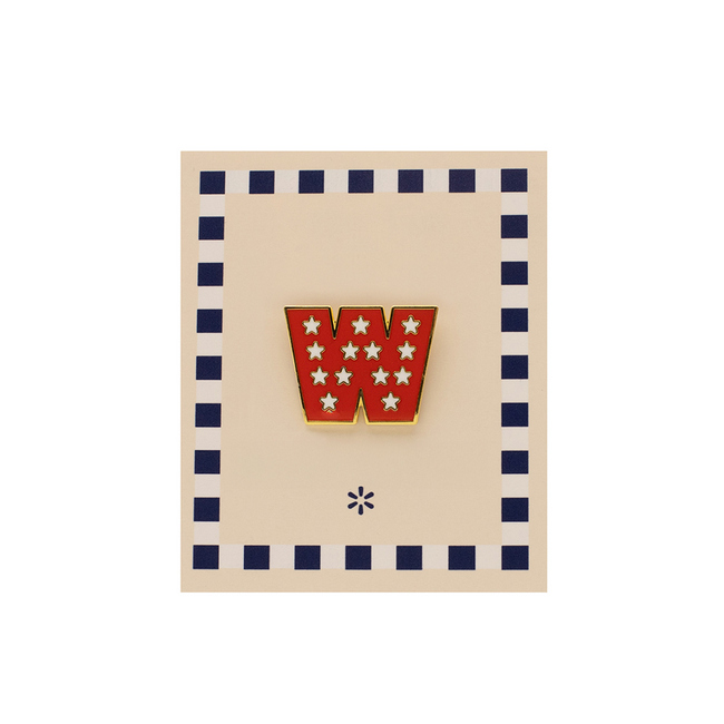 Main image of 'W' Stars Pin image