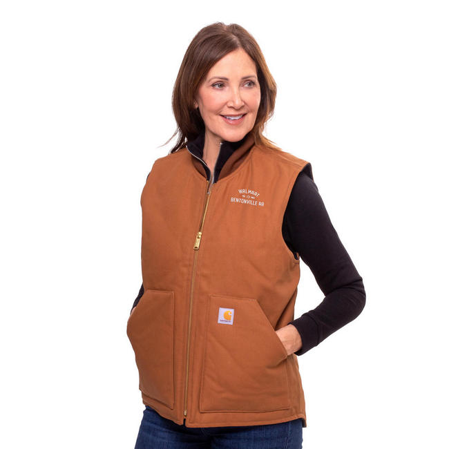 Main image of Carhartt® Unisex Duck Vest - Brown image