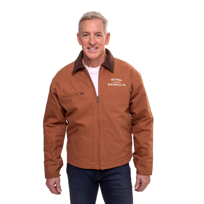 Main image of 'Walmart' Men's Work Jacket - Brown image