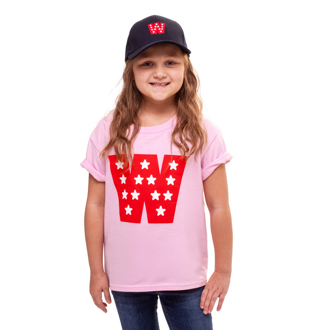 Main image of 'W' Youth Tee - Light Pink image
