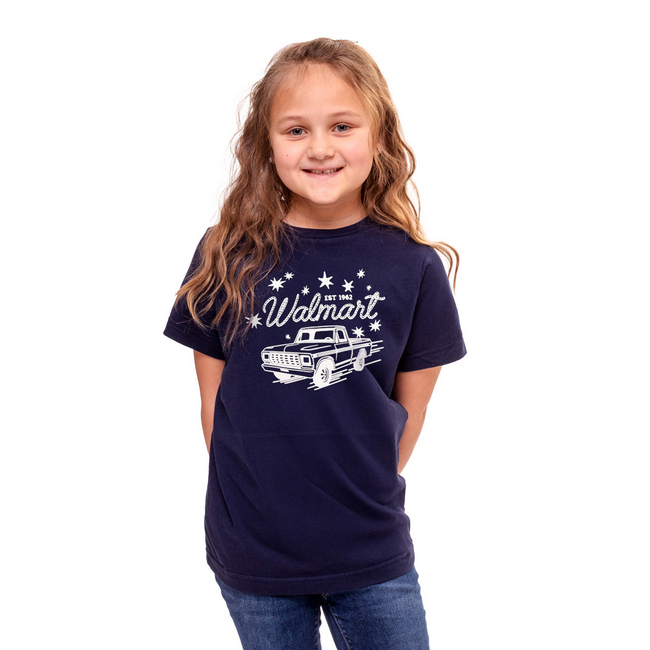 Main image of Sam's Truck Youth Tee - Navy image