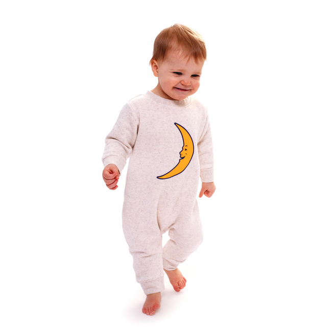 Main image of Moon Pie Infant Bodysuit - Natural Heather image