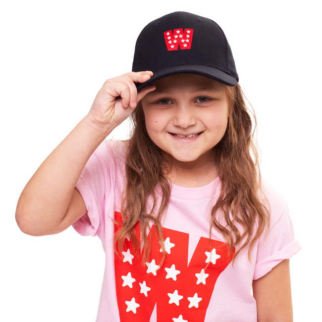 Main image of 'W' Youth Cap - Navy image