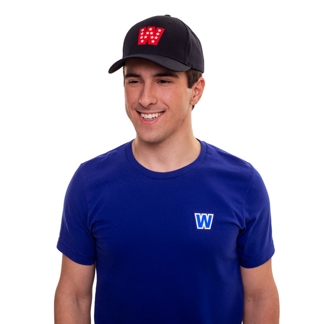 Main image of 'W'  Cap - White image