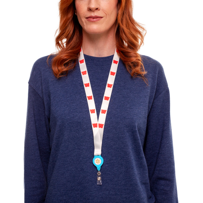 Main image of 'W' Lanyard + Badge Pull image
