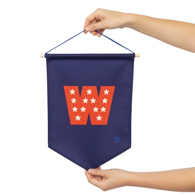 Main image of 'W' Wall Flag image