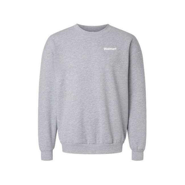 Main image of Walmart Fleece Crew Men's - Grey image