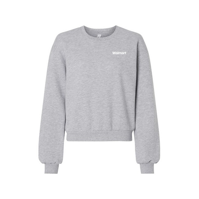 Main image of Walmart Fleece Crew Women's - Grey image