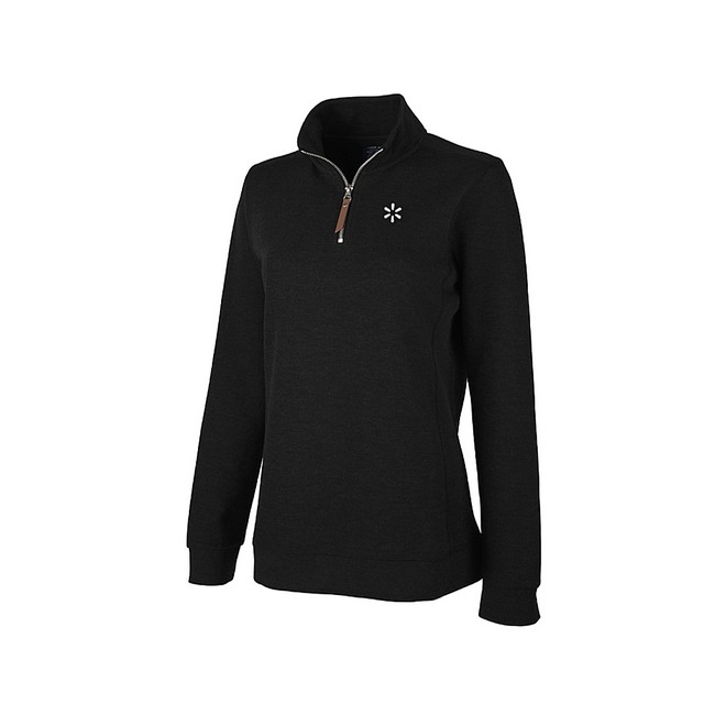 Main image of 'Spark' Hudson Quarter Zip Women's - Black image
