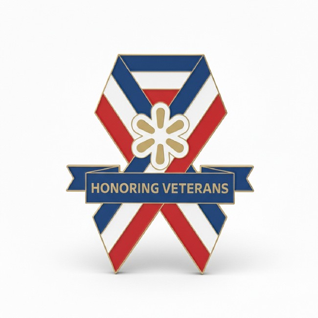 Main image of Honoring Veterans Pin image