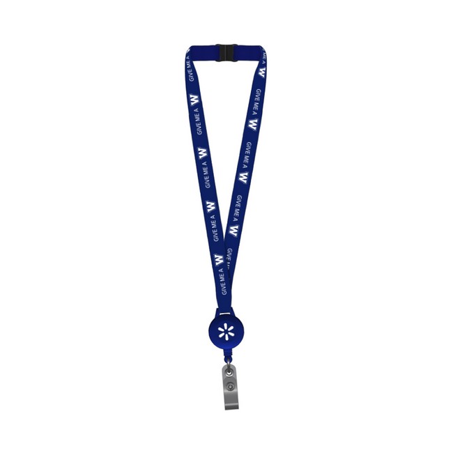 Main image of 'Walmart Cheer' Lanyard + Badge Pull image