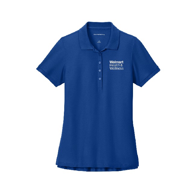 Main image of Walmart Health & Wellness Women's Polo - True Royal image