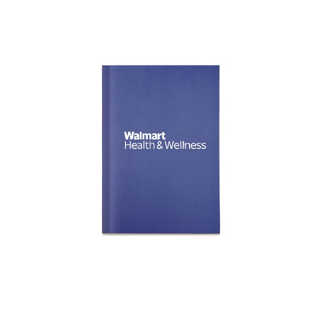 Main image of Walmart Health & Wellness Eco Notebook - Blue image