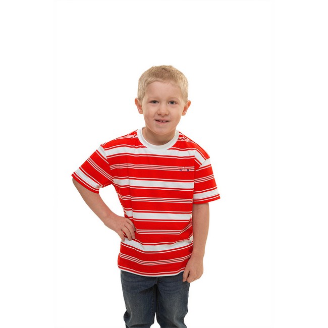 Main image of Sam's Truck Striped Tee - Kids image
