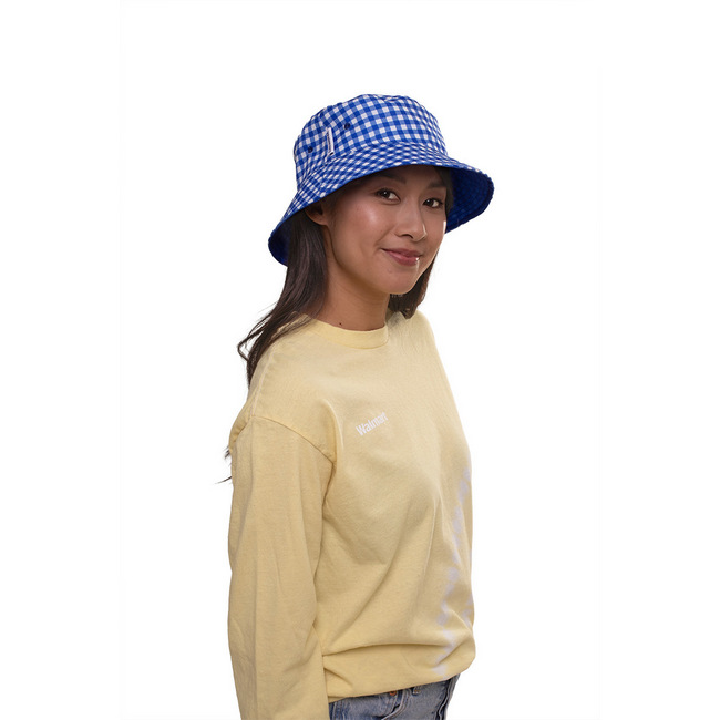 Main image of Reversible Gingham Bucket Hat image