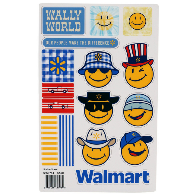 Main image of Walmart Sticker Sheet image