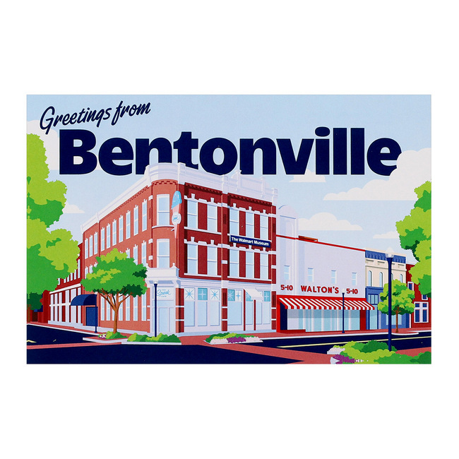 Main image of Greetings from Bentonville Postcard image