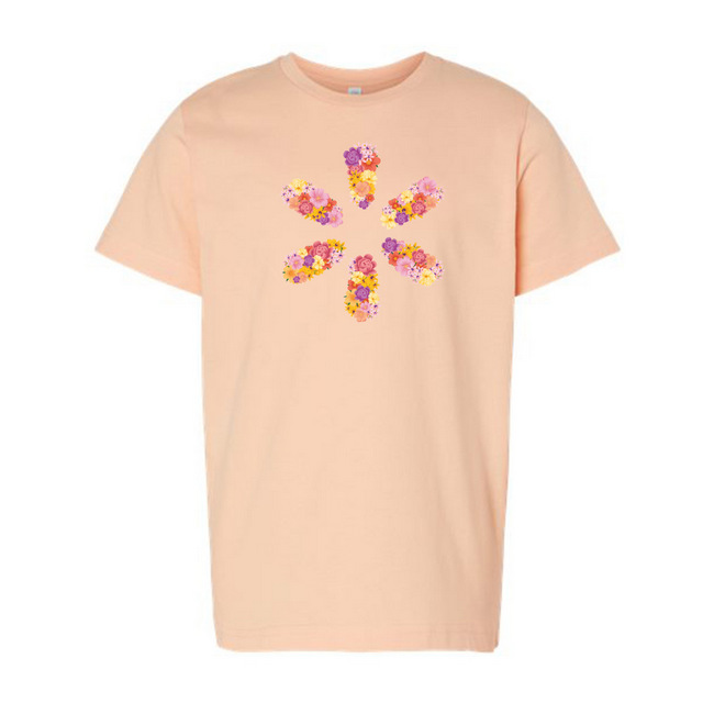 Main image of Floral 'Spark' Tee - Youth image