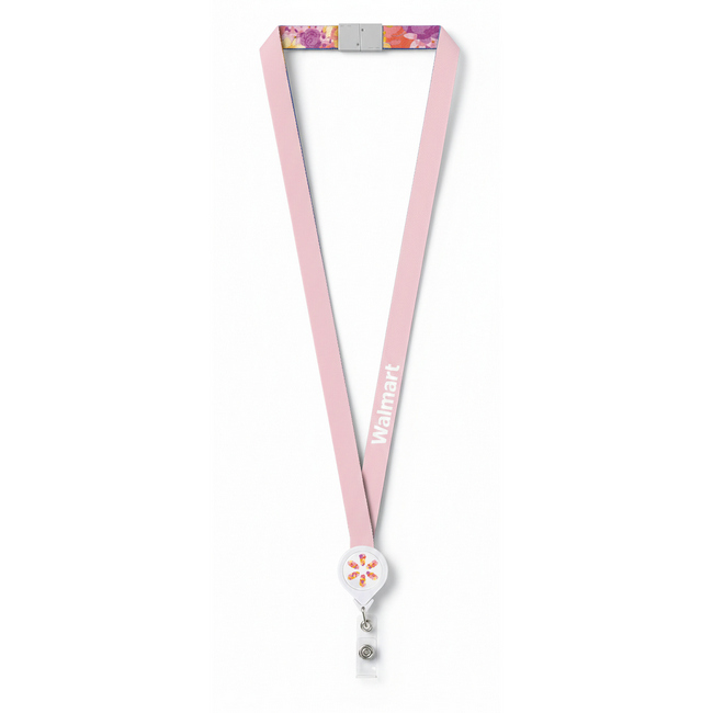 Main image of Floral 'Spark' Lanyard + Badge Pull image
