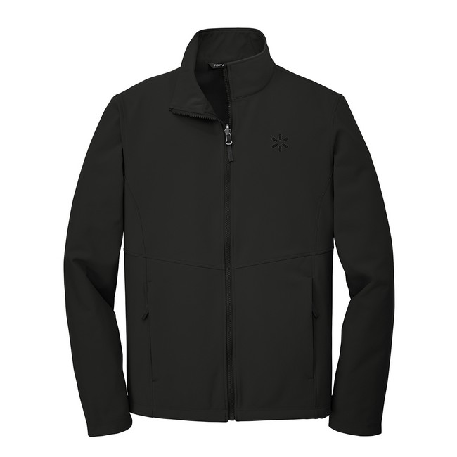Main image of 'Spark' Unisex Soft Shell Jacket - Black image