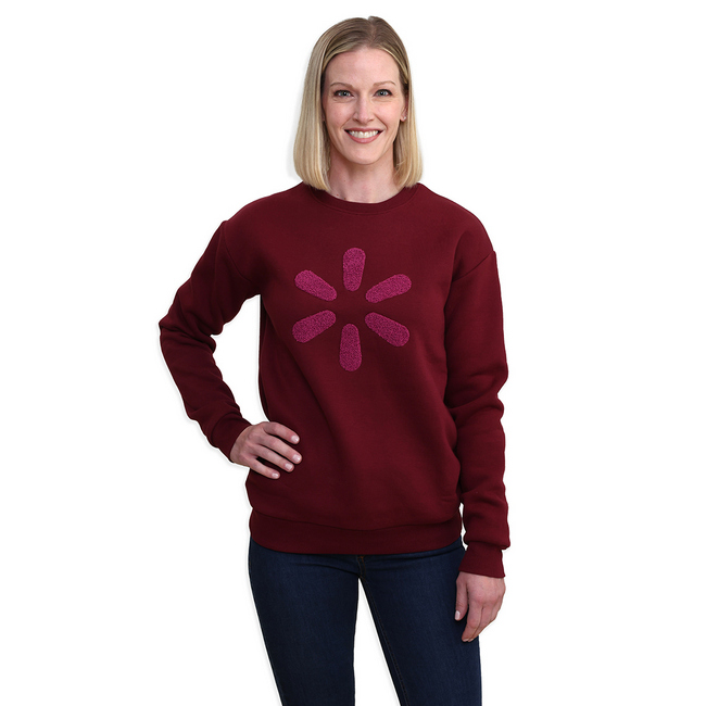 Main image of Chenille 'Spark' Unisex Fleece Crewneck image