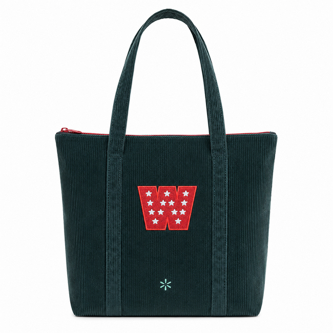 Main image of 'W' Corduroy Tote image