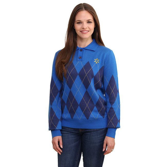 Main image of Argyle Unisex Sweater Polo image