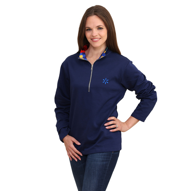 Main image of Patchwork Unisex Quarter Zip image