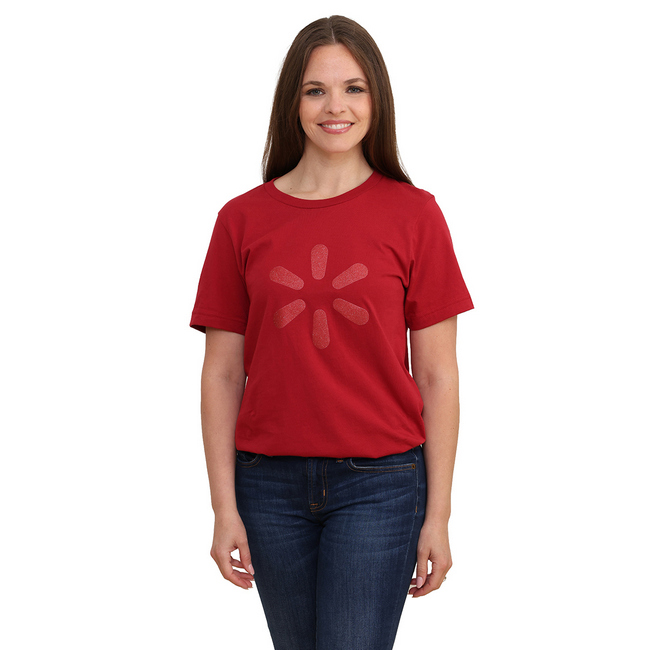 Main image of Glitter 'Spark' Unisex T-Shirt - Cardinal image